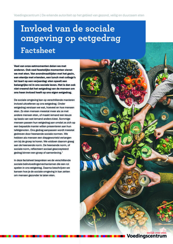factsheet sociale omgeving