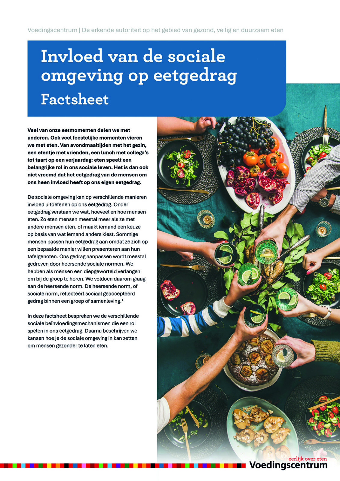 factsheet sociale omgeving