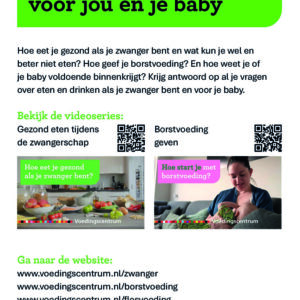 Uitdeelkaartje ZwangerHap, videoseries en website - Afbeelding 2