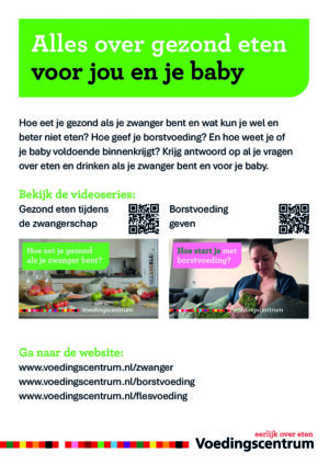 Uitdeelkaartje ZwangerHap, videoseries en website - Afbeelding 2